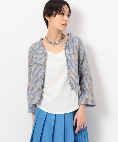 【前後2WAY】シルキーリブ タンクトップ