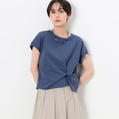 コットン強撚ポンチ デザインタックシャツ（01-01EC03-203）｜K.T
