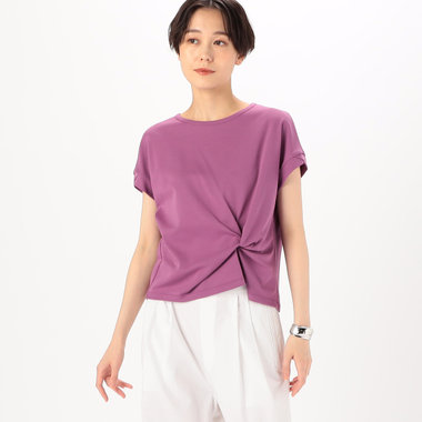 【 WEB限定カラー 】コットン強撚ポンチ デザインタックシャツ