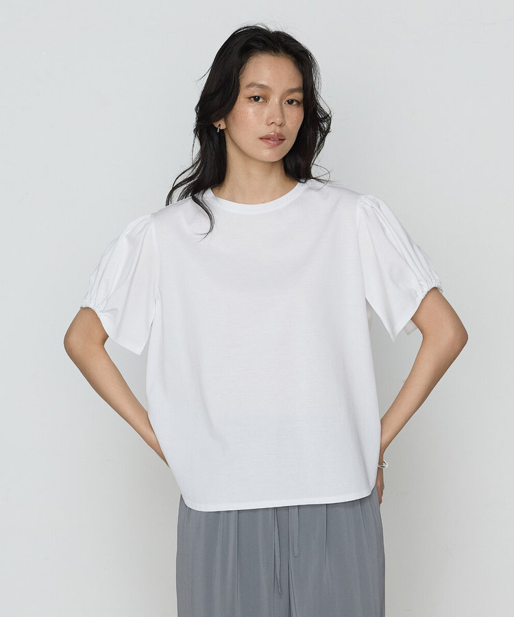 アルビ二天竺パフスリーブ Tシャツ