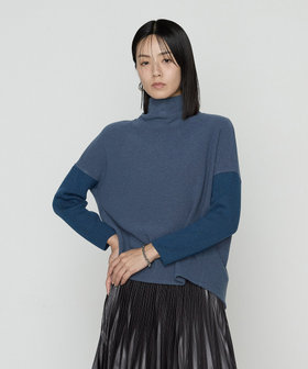 ウールブークレー ボトルネックプルオーバー（01-01EM04-205）｜K.T