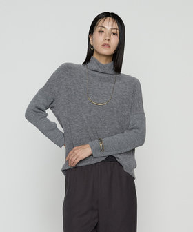 ブルック ウールブークレー ボトルネックプルオーバー（01-01EM04-205