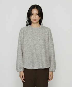 アルパカ混 ラグランスリーブプルオーバー（01-01EM06-205）｜K.T