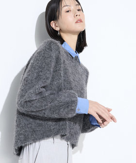 2WAY】ウールスムースジャージー リブ付きプルオーバー（01-07HK03-205