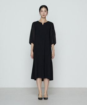 ドレスさん専門品 バックサテンストレッチ ドレス（01-02OO01-206）｜K.T キヨコ タカセ