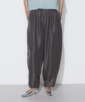 ライトシルクウール バレルパンツ