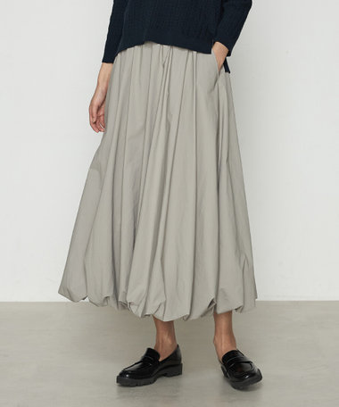 未使用☆センソユニコt.b 変形バルーンスカート 日本製 裏地キュプラ 未使用☆センソユニコt.b 変形バルーンスカート 日本製 裏地