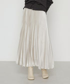 サテンチンツ コンビネーションプリーツスカート（01-06FM02-205