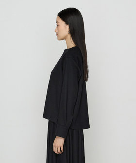 2WAY】ウールスムースジャージー リブ付きプルオーバー（01-07HK03-205