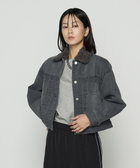 専用 新品 24AW アキレスイオンガブリエル ファー デニムジャケット 新品タグ付き 24AW アキレスイオンガブリエル ファー デニム