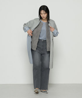 シープボア調 フェイクファージレ（01-09VM04-205）｜K.T キヨコ