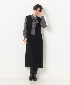 セットアップ対応】2WAYストレッチフラノ ジャンパースカート（01