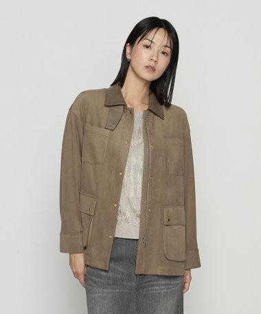  peak フード付きベージュジャケット M 577799-577808.jpg