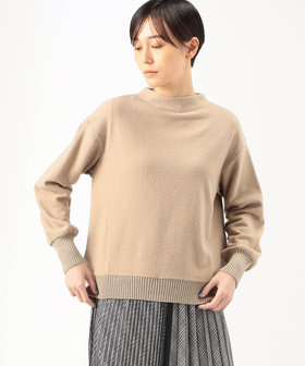 【6/26迄出品】アーティザンクチュール　オパール K14 14.5号 ウールブークレー ボトルネックプルオーバー（01-13EE06-203