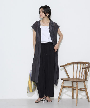 カッセンシフォン シャツドレス