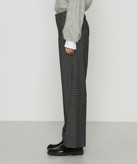 ピンヘッドツイード ワイドパンツ（01-14PM06-205）｜K.T キヨコ
