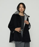 アンゴラウール ・Aラインショートコート（01-15WM03-205）｜K.T