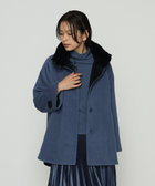 PICONE 7分袖ショートスリーブアンゴラコート ウールショートコート《ダブル》 (SWC23101-71) | ANCHOR WOMAN