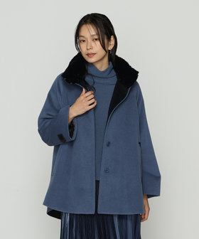 OHGA オーガ　ウールショートコート　ブラック 楽天市場】OHGA オーガ フラワー キルト ショート コート 黒 ブラック