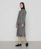 コスミカルウォーム両面起毛 タックシャツドレス（01-19OI06-204