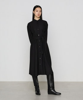 レア今季新作タグ付tobechic大きいサイズ44♥︎ジャスミンプリントチュニック コスミカルウォーム両面起毛 タックシャツドレス（01-19OI06-204