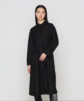 コスミカルウォーム両面起毛 タックシャツドレス（01-19OI06-204