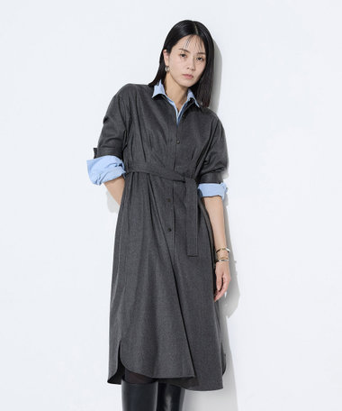 ストレッチウールサキソニー ドレス