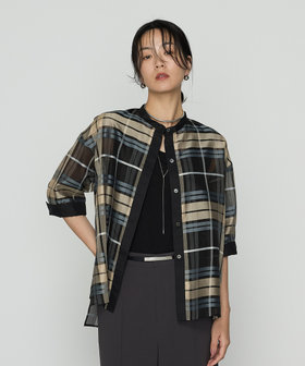 コットンシルクドレスシャツ タグ付き 新品未使用 CHIEKO+