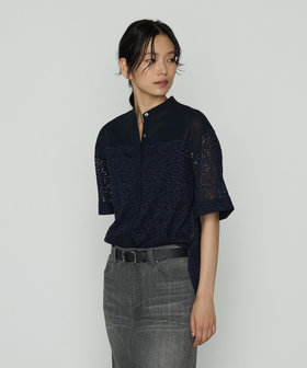 リネンコードレース シャツブラウス（01-21HK26-205）｜K.T キヨコ