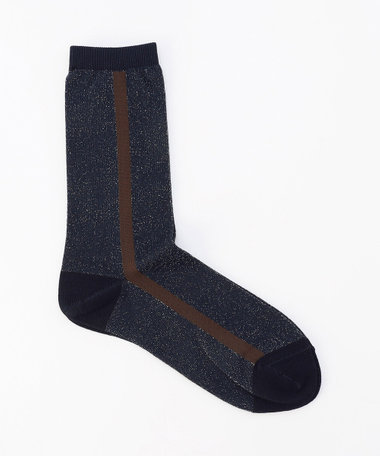 ラメサイドライン ソックス