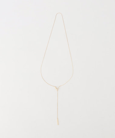 スクエアパーツスライド ネックレス