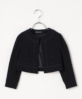 〔110cm~〕ミックスツイードツイル ボレロ