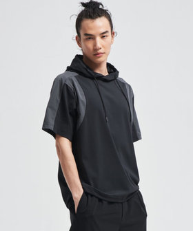 【COMME CA MEN BLACK】アクティブドライ フーディー