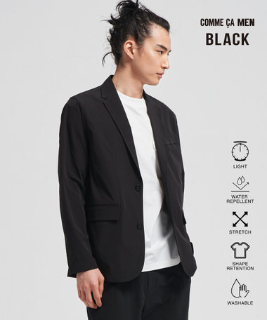 【COMME CA MEN BLACK】【セットアップ対応】〔TEXBRID〕ライトジャケット