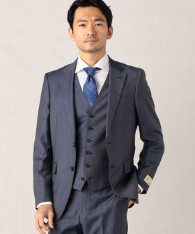 【CERUTTI GENOVA】シャンブレーツイル　セットアップジャケット