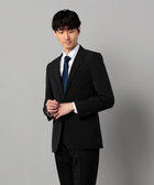 【セットアップ対応】尾州織り ポリエステルストレッチ ヘリンボーン ジャケット