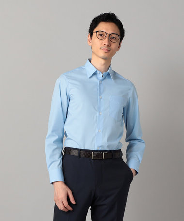 コットンブロード レギュラーカラーシャツ