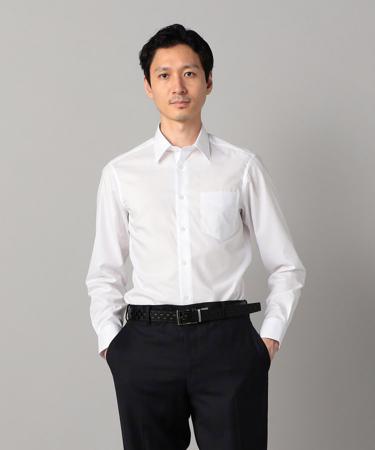 コットンブロード レギュラーカラーシャツ