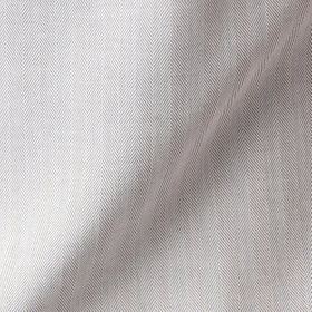 ヘリンボーンツイル 半袖ショートポイントカラー ドレスシャツ（07