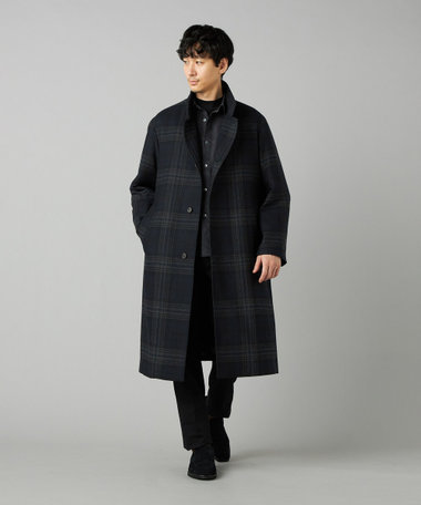 〔MANNELLI〕ビックチェック コート