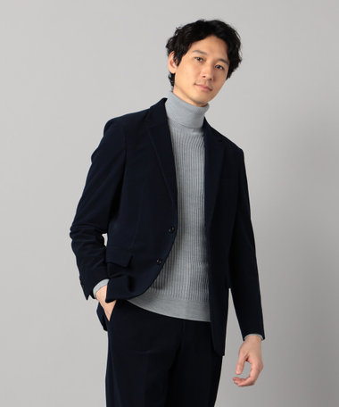 【セットアップ対応】福井産トリコットコーデュロイ テーラードジャケット