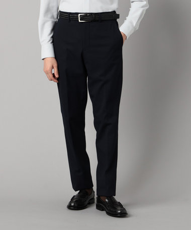 【セットアップ対応】ポリエステルドビーストレッチ テーパードパンツ