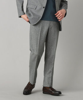 【セットアップ対応】杢カラミ織 ドビー テーパードパンツ