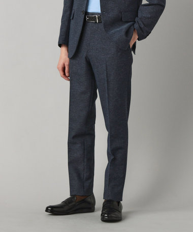 【セットアップ対応】杢カラミ織 ドビー テーパードパンツ