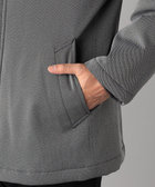 シャークスキンラミネート中綿入り フーディーブルゾン（07-17MI21-204