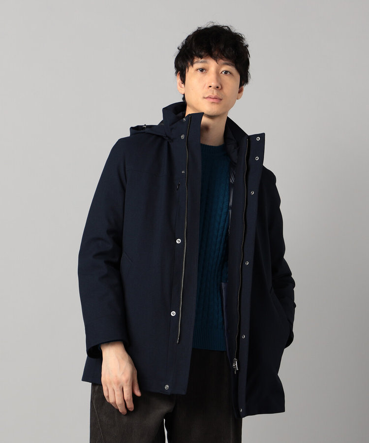 【3WAY】ラミネート加工バーズアイ コート