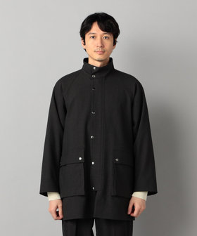 セットアップ対応】ソフトサーモ(R)グレンチェック スタンドカラー