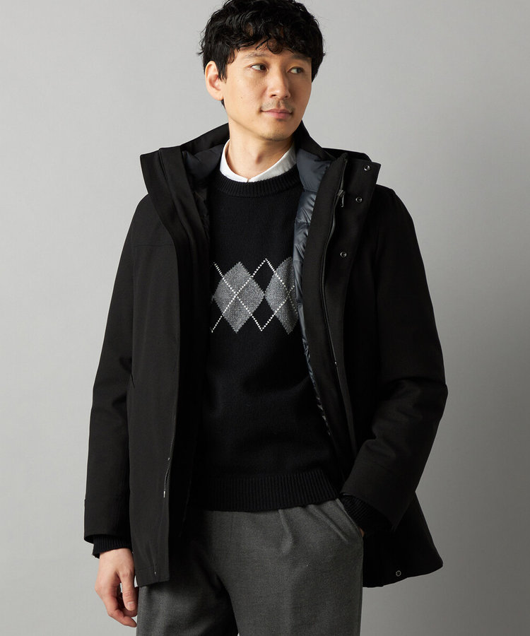 【3WAY】ラミネート加工バーズアイ コート