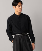 れもんページ ギガダルテロン プレーディング2WAYストレッチ バンドカラーシャツ（07