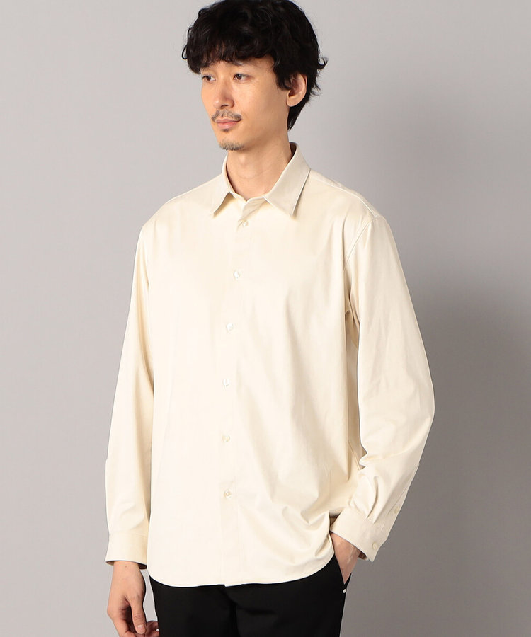 両面ブラッシュジャージー レギュラーカラーシャツ（07-19II08-204